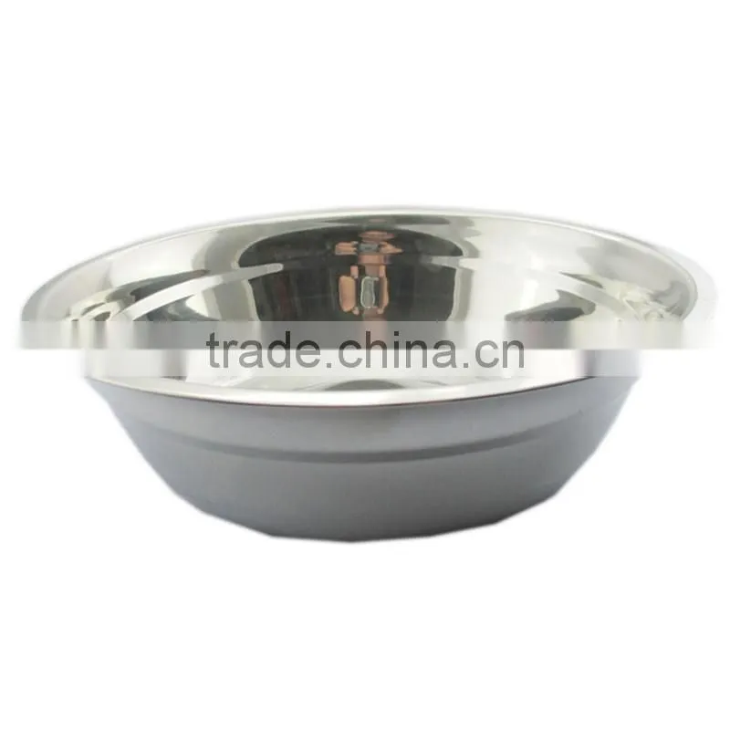 wholesale price round stainless steel soup plate