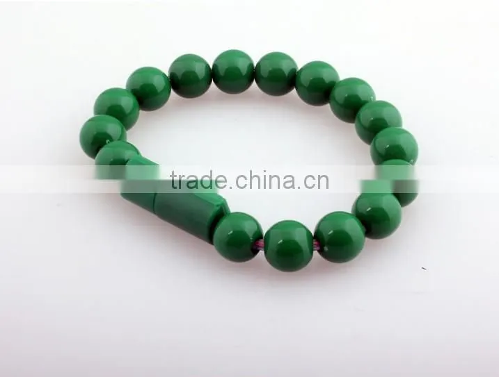 USB Beads Shape Bracelet Charging Data Transfer Line For Phone