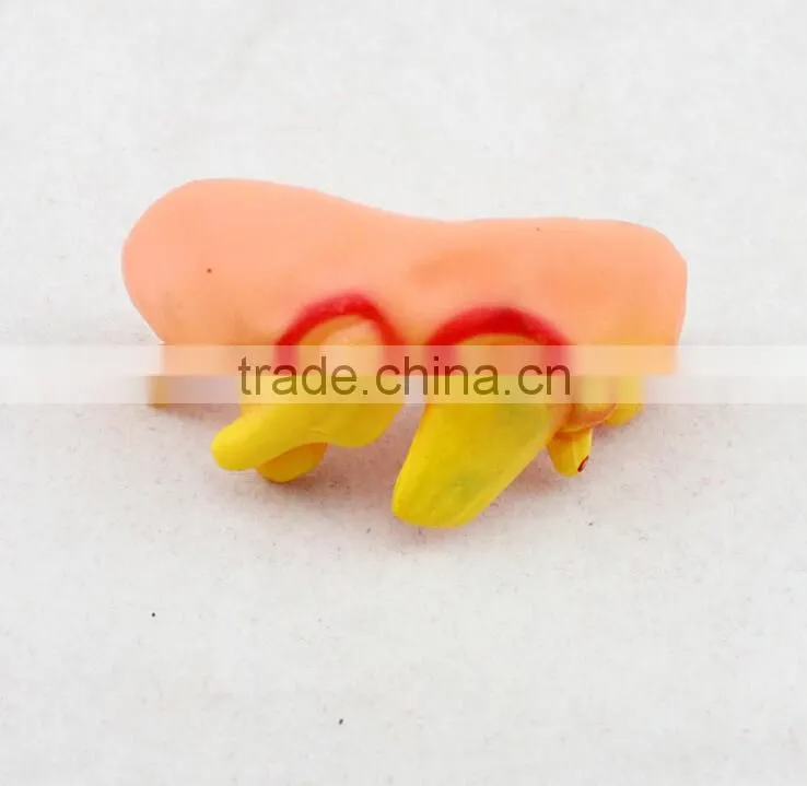 Halloween party fake teeth PVC fake teeth props fake teeth