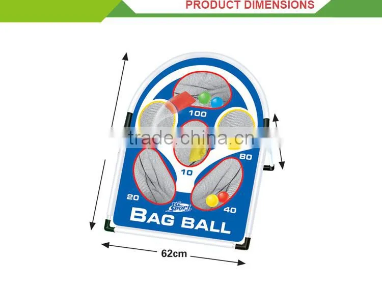 Most popular kids indoor sport toy cloth rack stress ball bag