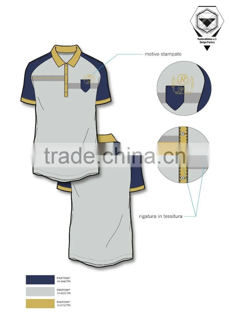 ODM service ITALY DESIGN latest polo shirt