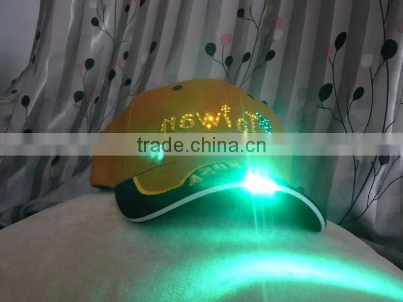 baseball caps with led light /led light baseball caps