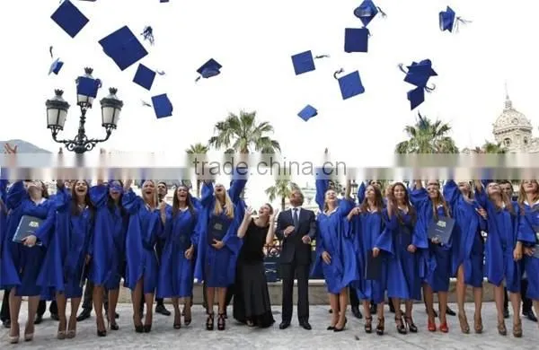 college gown Adult Matte Master Graduation caps and gowns
