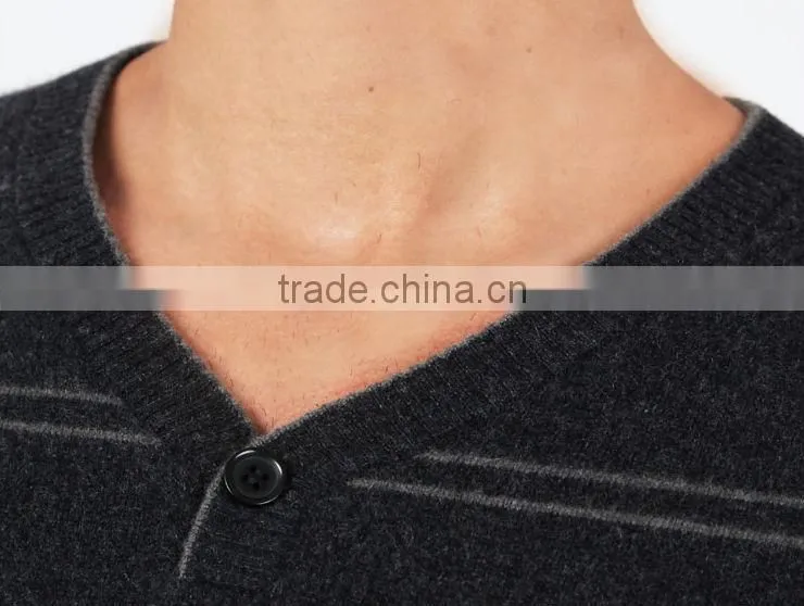 The 2013 manufacturers Men striped mature cashmere pullover