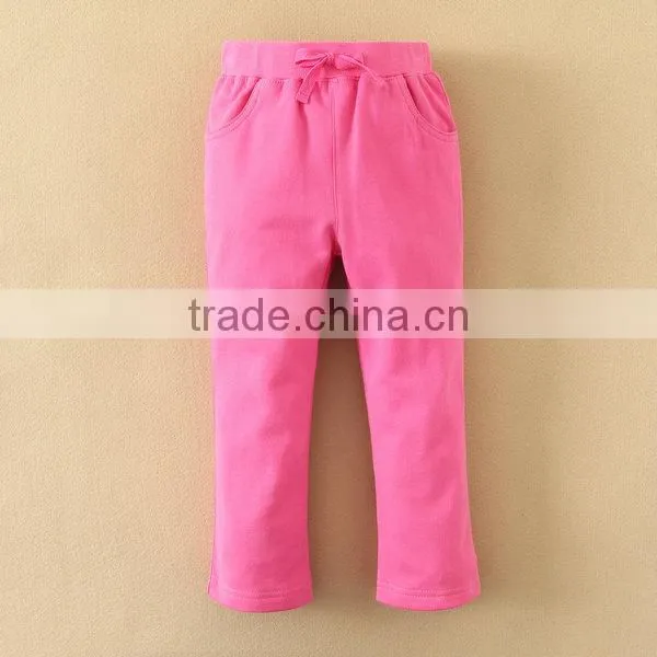 cotton girls 3/4 pants for casual dressing, 2014 autumn hot pants girls, wholesale girls chevron ruffle pants