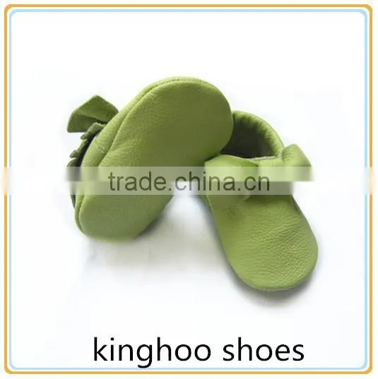 baby bow moccasins BOW MOCCS