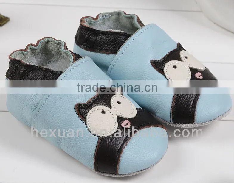 2016 lovely china wholesale leather baby shoe