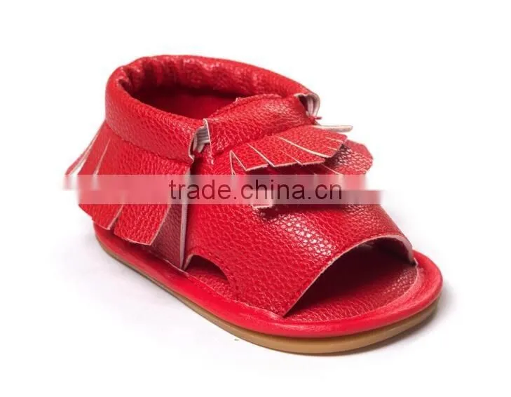 2017 baby sandals, fringed baby sandals