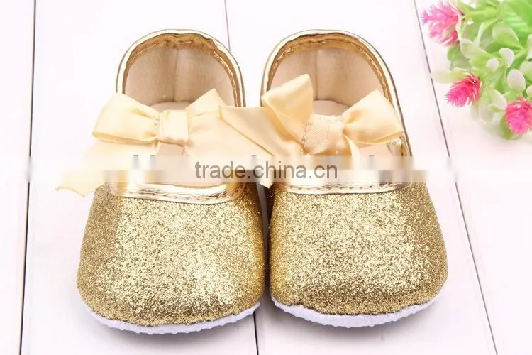 Wholesale New Style Bright First Walker Infant Baby Girl Toddler Shoes