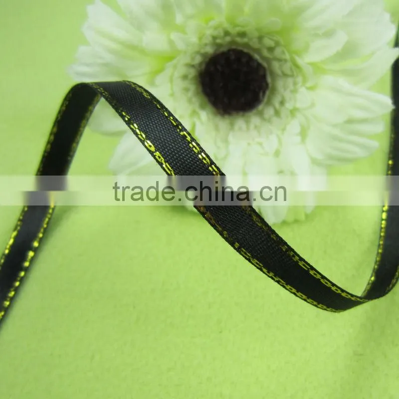 saddle stitched grosgrain ribbon
