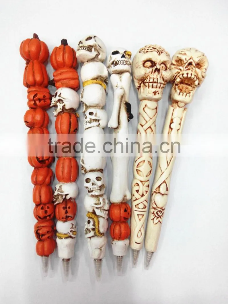 Flexible finger ballpoint pen