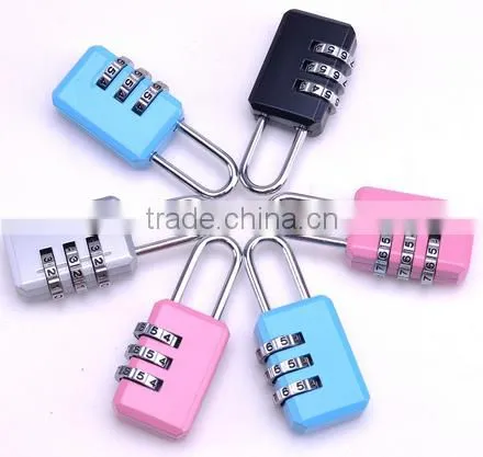High quality Zinc alloy Travelling luggage coded lock and hanging lock
