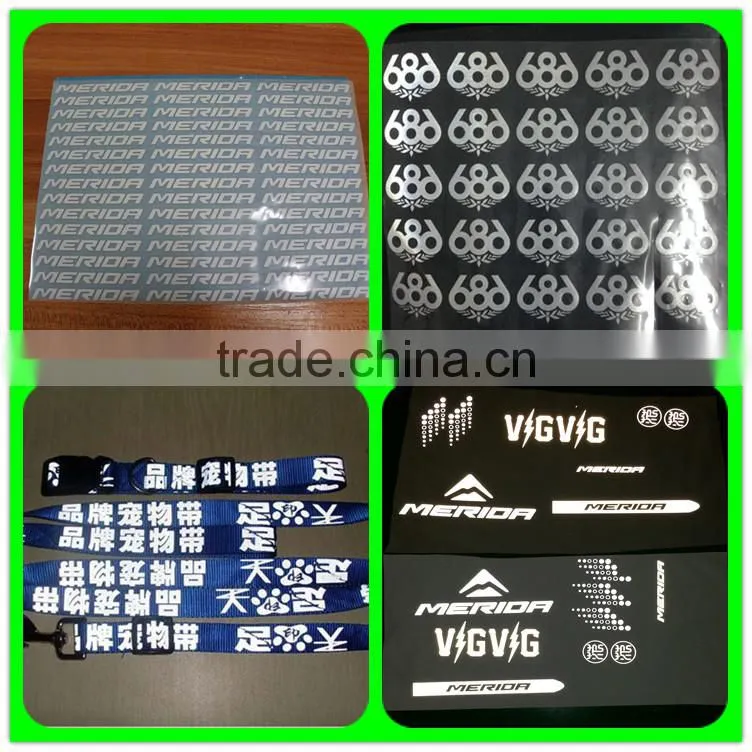 2016 new fantastic 7color rainbow silk screen printing reflective film