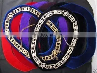 masonic regalia shrine chain collar two symbols