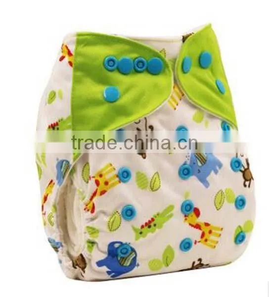 fashion cartoon pattern adjustable baby dipper cloth