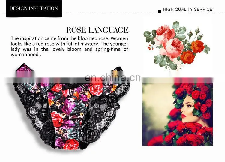 Latest Design Cute Lady Fancy Hot Pants Underwear