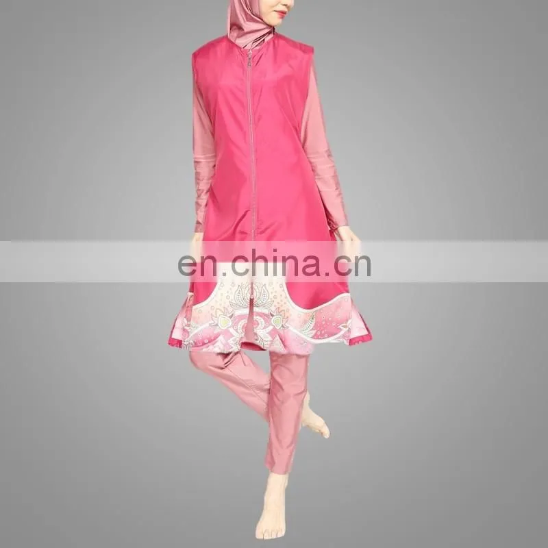 Beautiful Girls Sportswear Suit for Muslim Wear Suitable Muslim Women Sport Suit