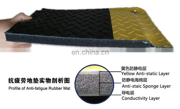 12 years factory best selling Durable Anti-slip esd Anti Fatigue Mat