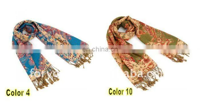 jacquard shawls india design indian scarves