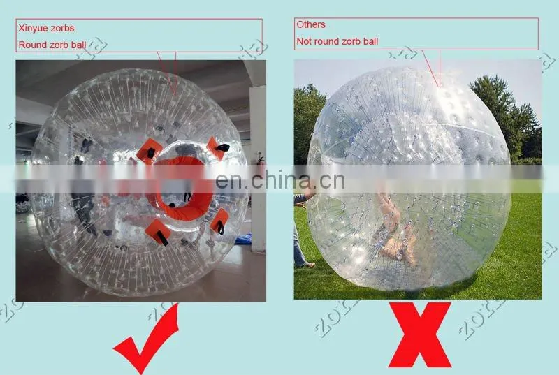 Top sale nice design clear inflatable land grass walking ball