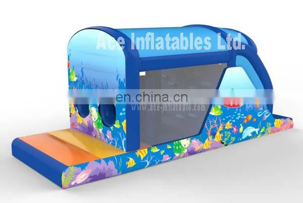 New design ocean fish theme combo with slide