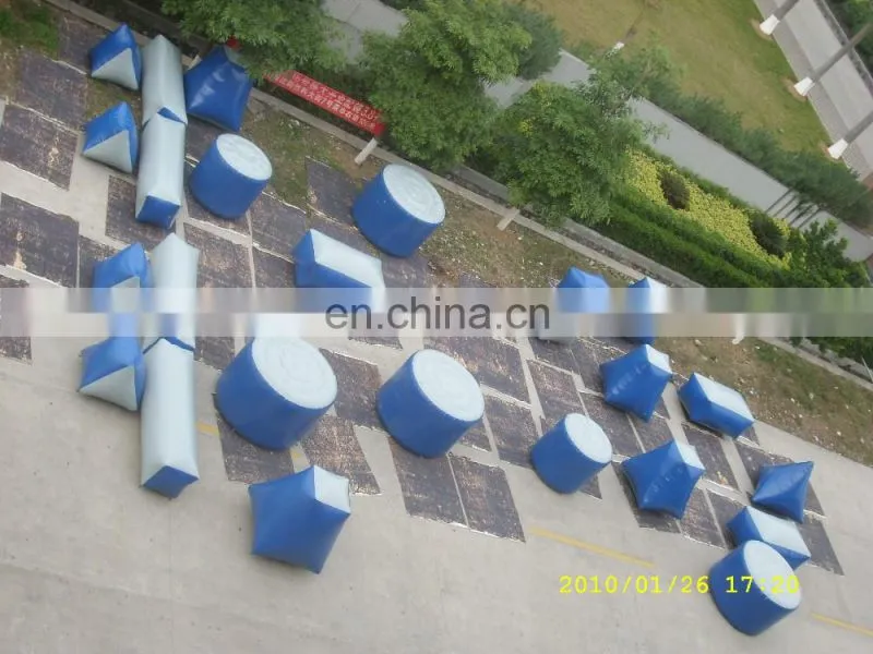 Guangzhou manufacturer field bunker inflatable paintball for fun