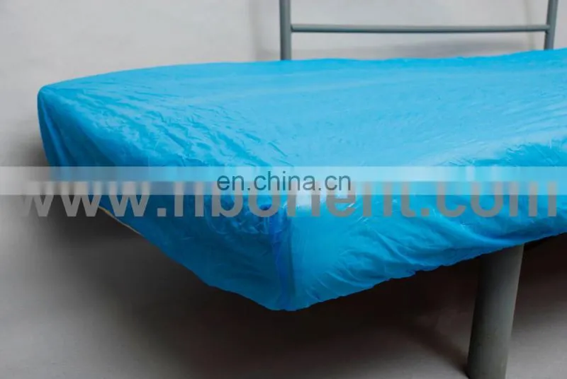 chinese supplier of Disposable sterile waterproof CPE bedcover