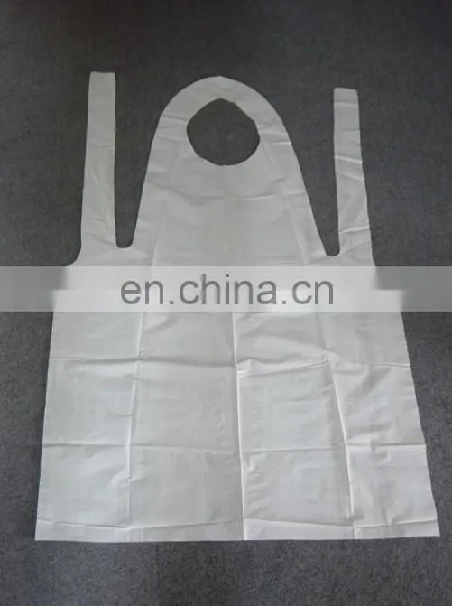 disposable waterproof PVC apron for kitchen / food industry