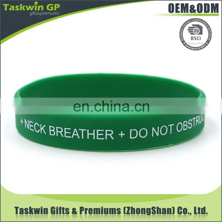 high quality arts and crafts rubber gift silicone bracelet/silicone wristband for promotional gift