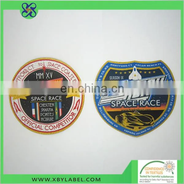 Free Samples round patches for sports shoes custom made badge