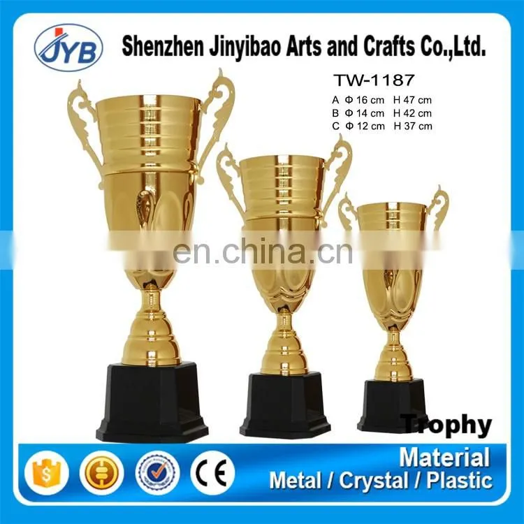 Newest hot design wholesale trophy bases gold trophy parts
