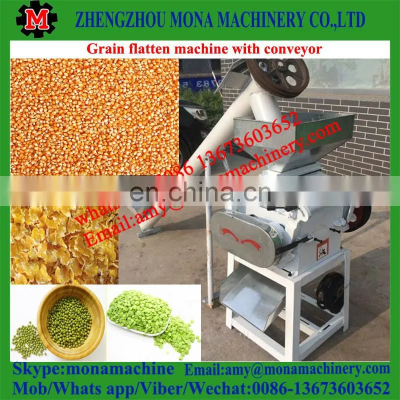 Wheat Corn Flakes Making Pressing Machine grain flattening machine with good quality