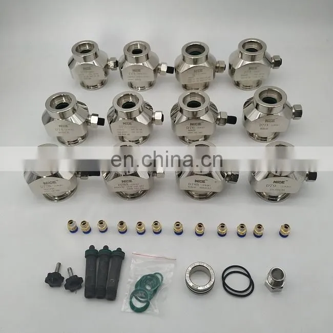 BEACON MACHINE 12 pcs diesel injector adaptor injector holder cr injector assembly tools