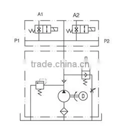 Power Units For Double-scissors Lift,hydraulic power pack for car scissor lift