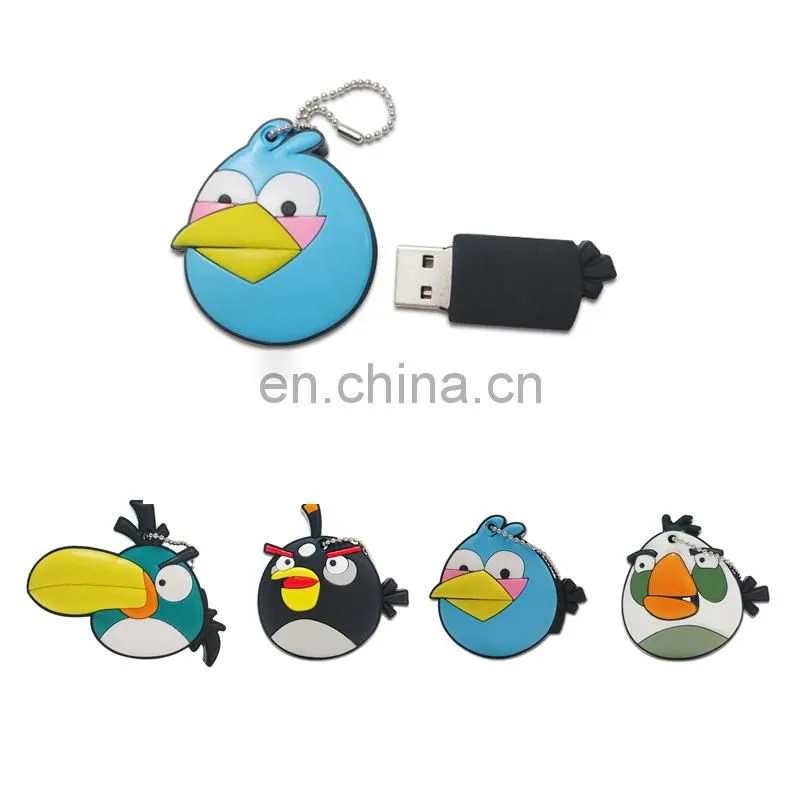 Wholesale PVC material Cartoon anime character custom usb flash drive