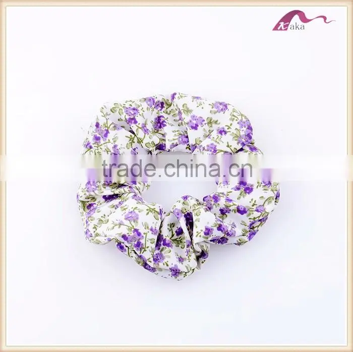 Fresh Floral Printing Elastic Hair Band Accessories