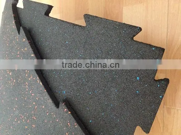 Soft Rubber Interlocking Gym Tiles