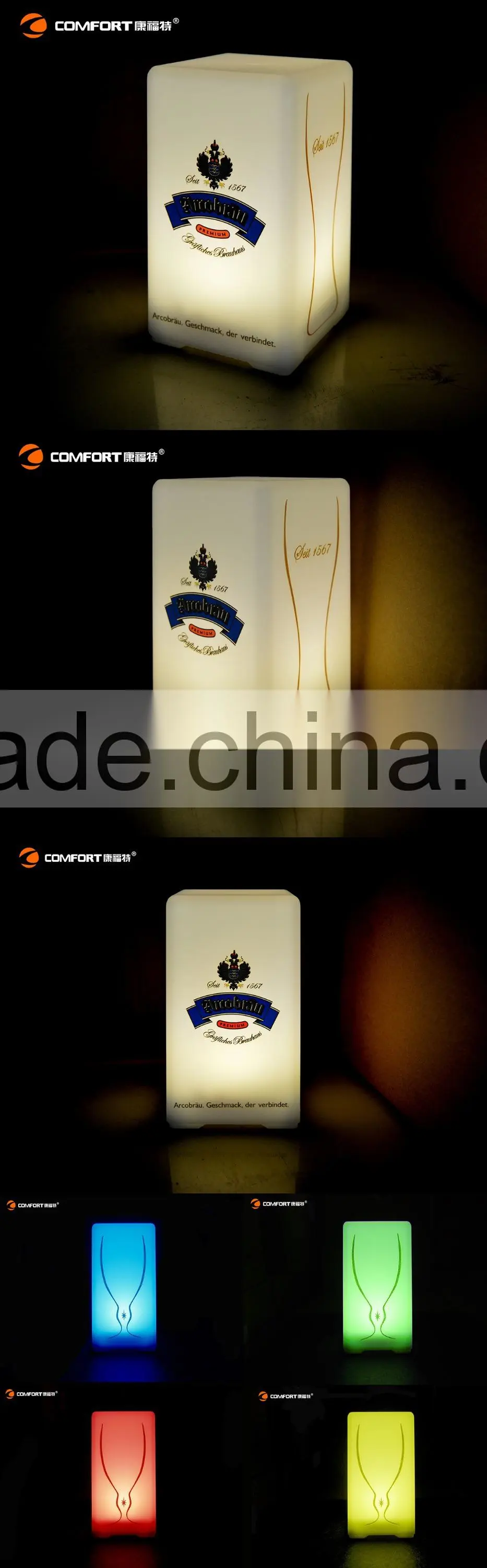 Led small bar table lamp