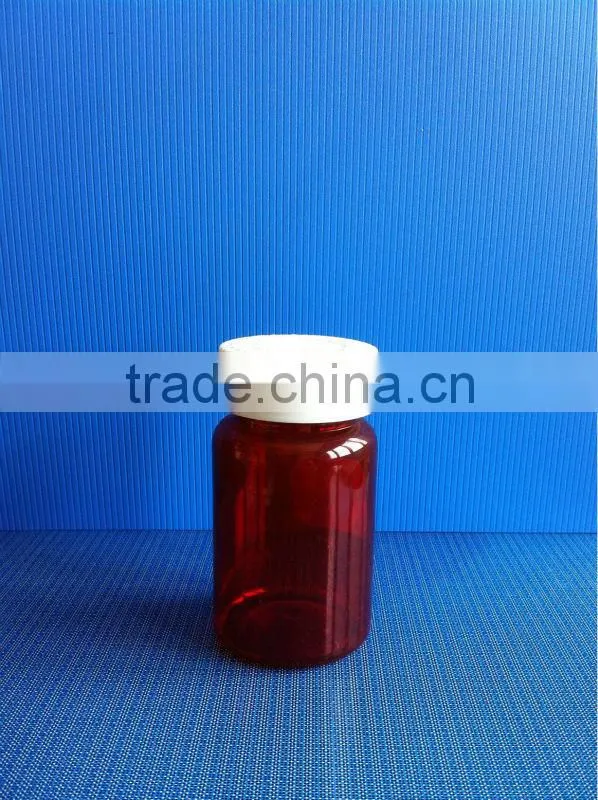 100ml pet amber soild tablet bottle