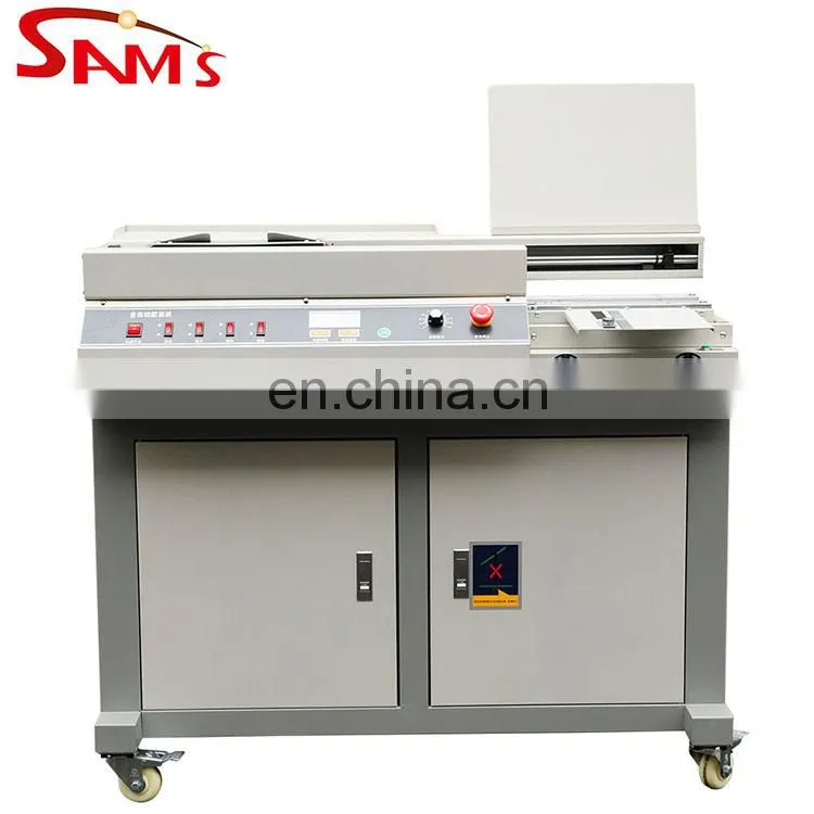 SPB-55HA3 edge binding machine automatic book binder glue perfectly for A3 paper