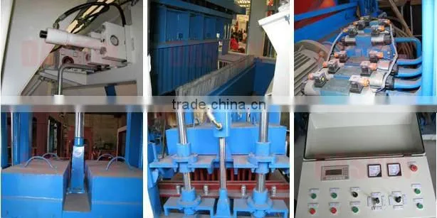 hollow block making machine DS6-15 brick paving machines equipment for plastic pallet