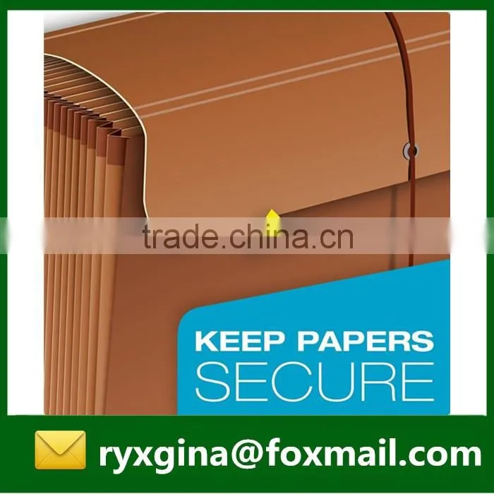 Latest arrival cardboard expanding file folder with handle