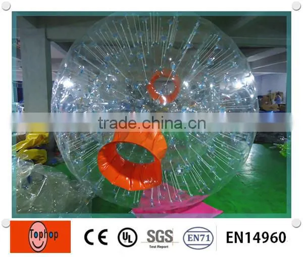 Inflatable Ramp Zorb Rolling Inflatable Ball Person Inside