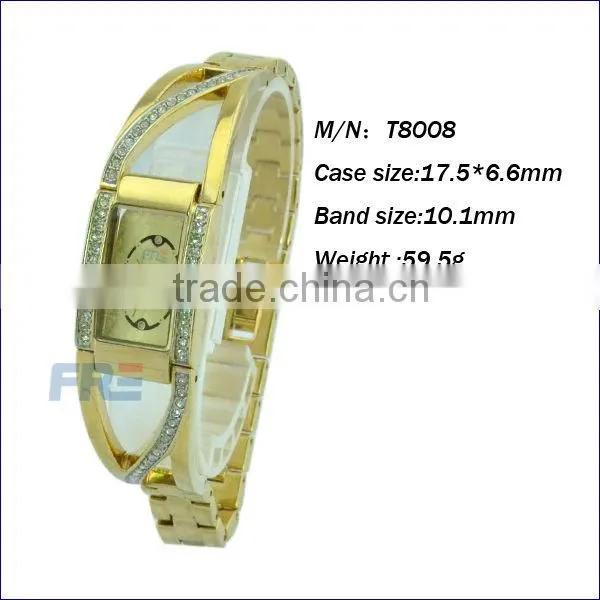 copper watch band quartz watches japan movt women and men (T8008)