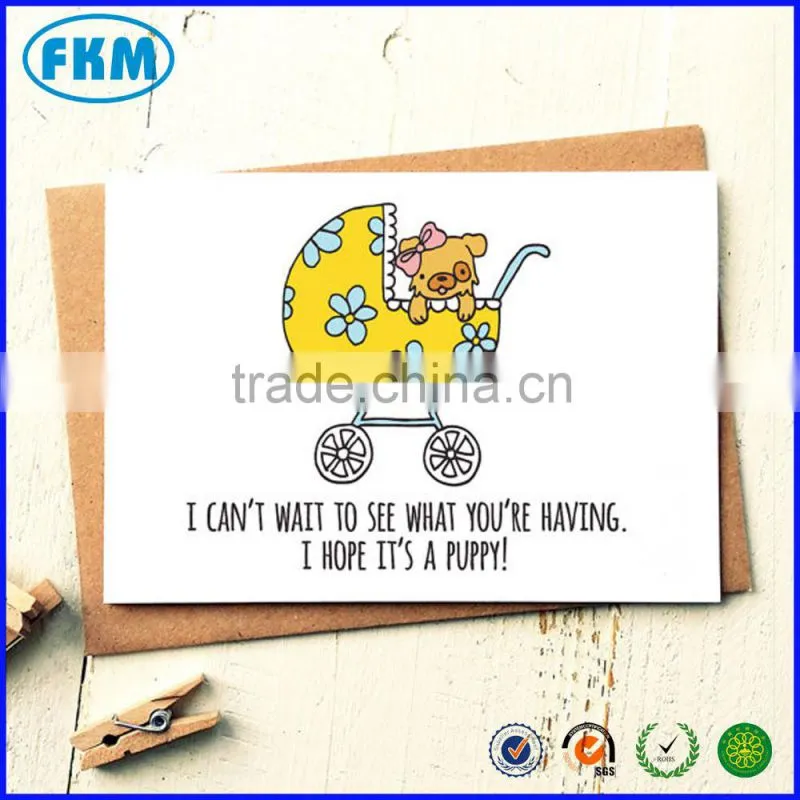 Funny New Baby Card - Funny Baby Card - Congrats Baby Card