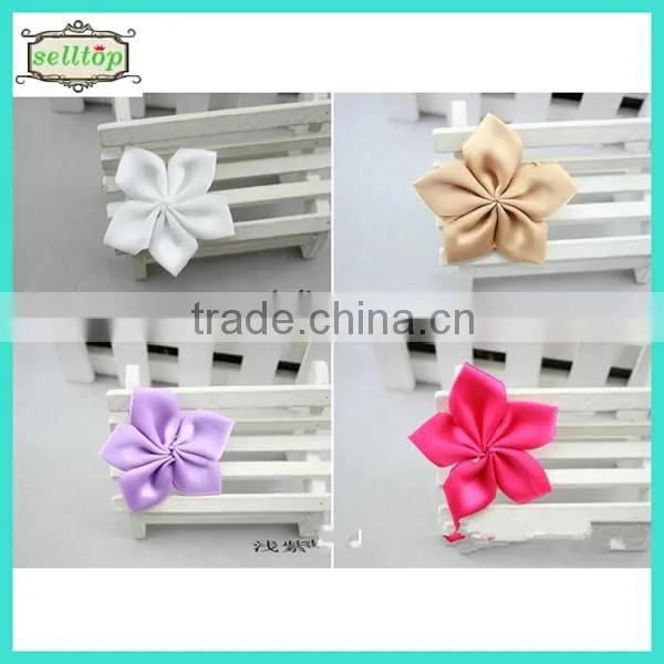 Cheaper hot sale 6cm pull flower ribbon