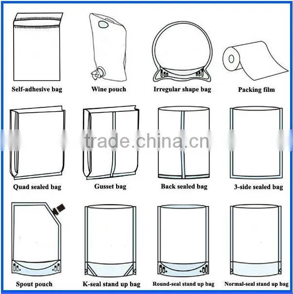 Plastic Aluminum foil Food grade Coffee packing bag,Custom printing coffee package bag, Aluminum foil coffee packaging bag