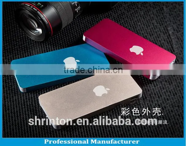 Ultra thin External Power Bank Backup Battery Charger 6000mah