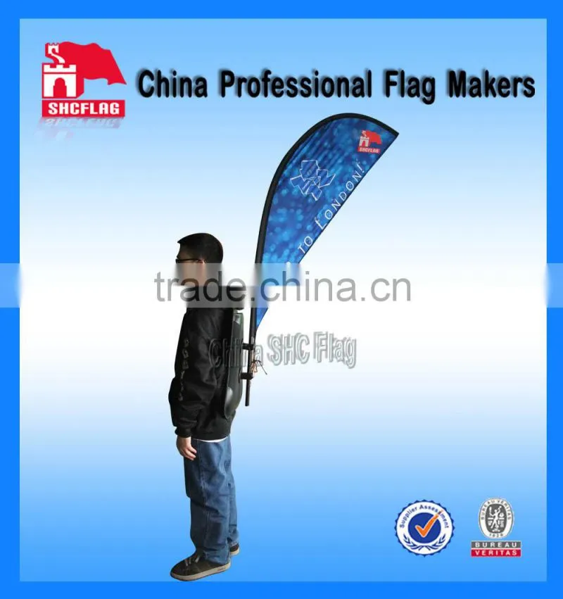 Outdoor advertising backpack flag banner 2014 new product