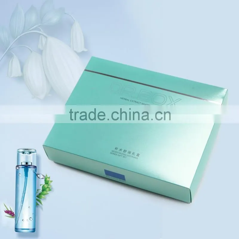 2016 New Design Fashion Cosmetic Packing Box With Frosted UV Printing